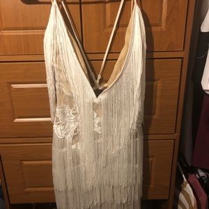 Dresses - Get NYE ready....Sexy fringe dress **never worn** Dresses - Get NYE ready....Sexy fringe dress **never worn**